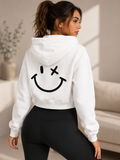 Women's Cropped Hooded Sweatshirt