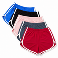 Women's High Waist Drawstring Lounge Shorts Loose Fit Cotton Shorts (5Pcs)